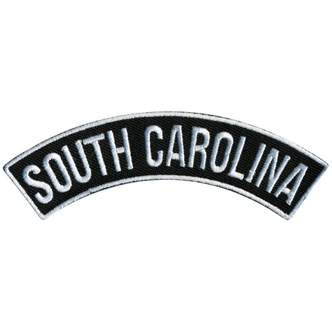 Hot Leathers South Carolina 4” X 1” Top Rocker Patch