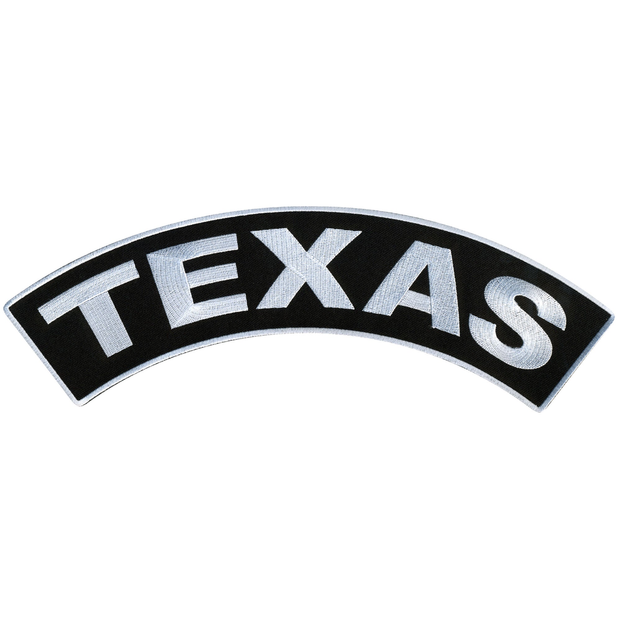 Hot Leathers Texas 12” X 3” Top Rocker Patch