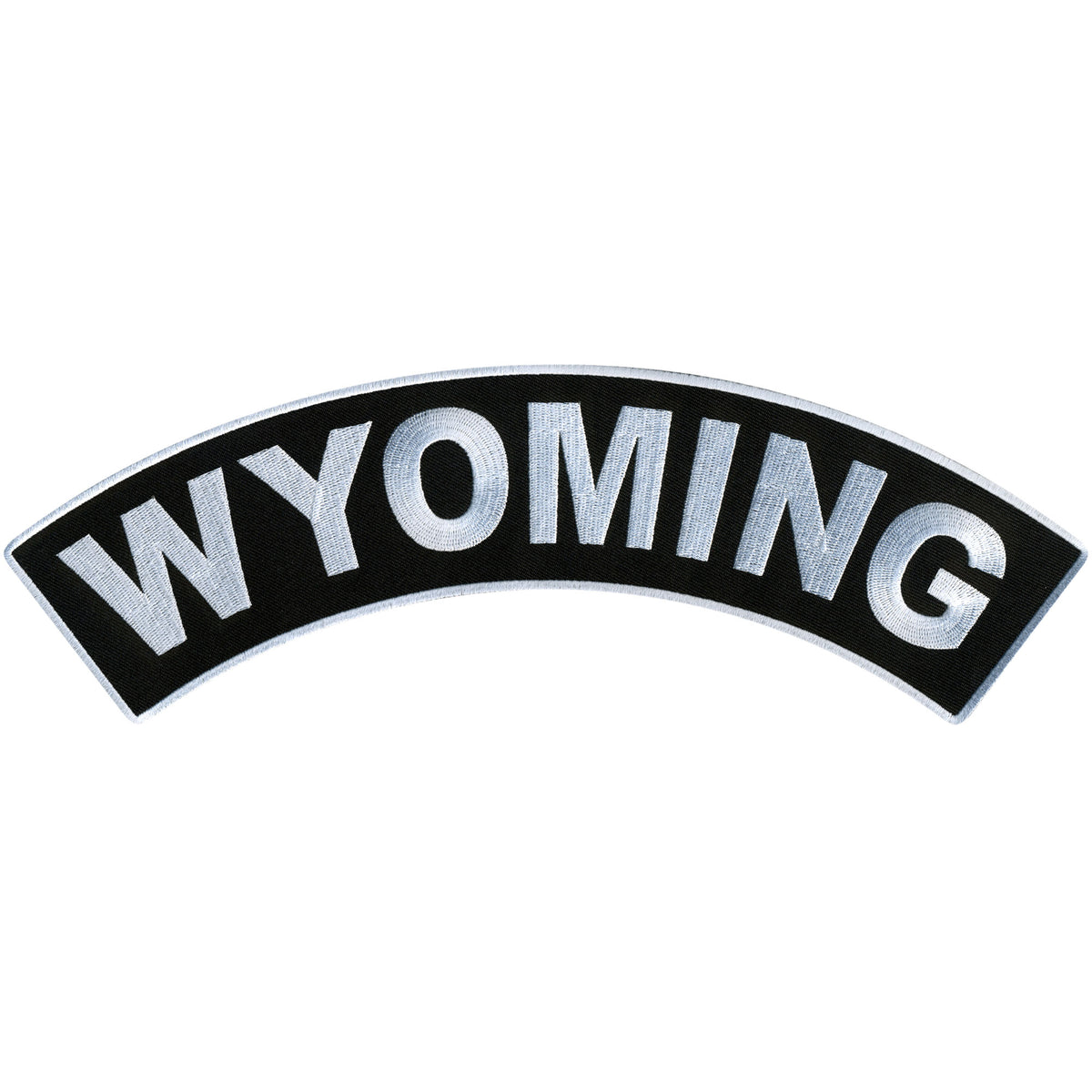 Hot Leathers Wyoming 12” X 3” Top Rocker Patch