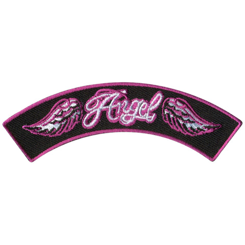 Hot Leathers Angel 4” X 1” Top Rocker Patch