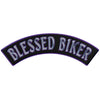 Hot Leathers Blessed Biker 12” X 3” Top Rocker Patch