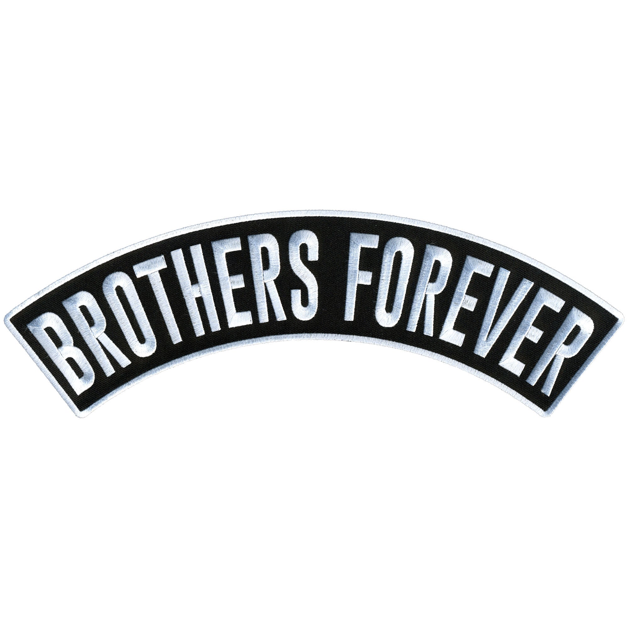 Hot Leathers Brothers Forever 12” X 3” Top Rocker Patch