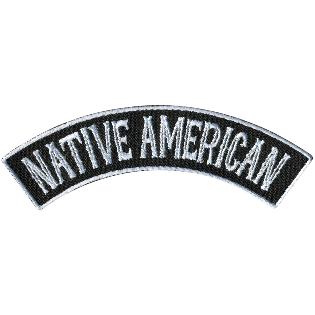 Hot Leathers Native American 4” X 1” Top Rocker Patch