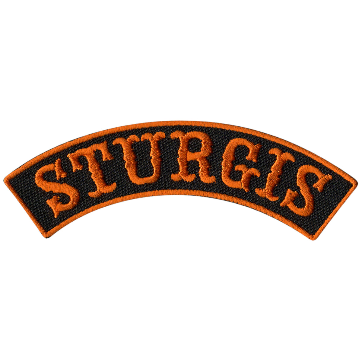 Hot Leathers Sturgis 4” X 1” Top Rocker Patch