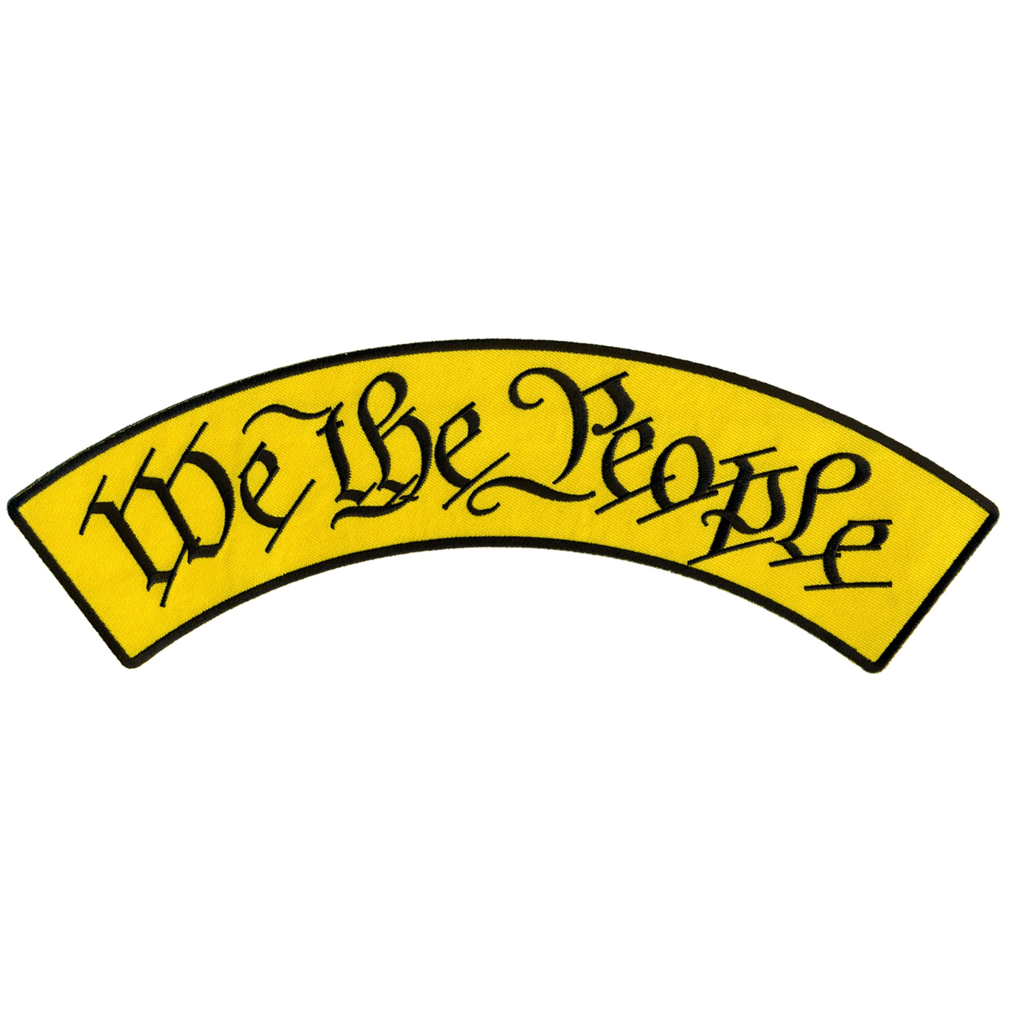 Hot Leathers We The People 12” X 3” Top Rocker Patch