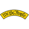 Hot Leathers We The People 12” X 3” Top Rocker Patch