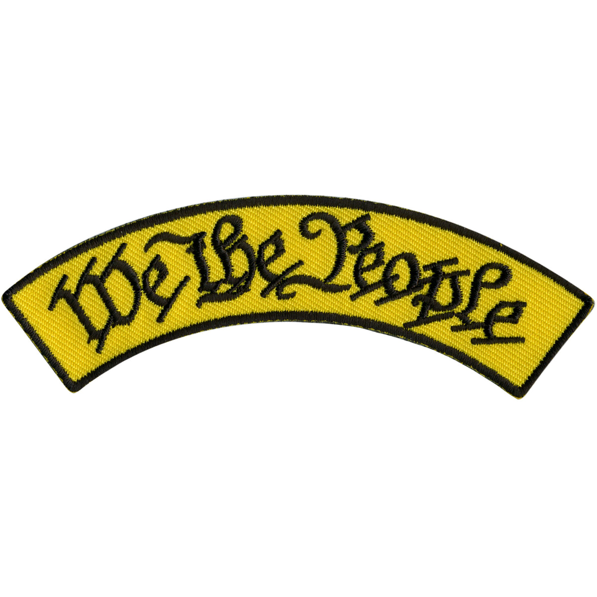 Hot Leathers We The People 4” X 1” Top Rocker Patch