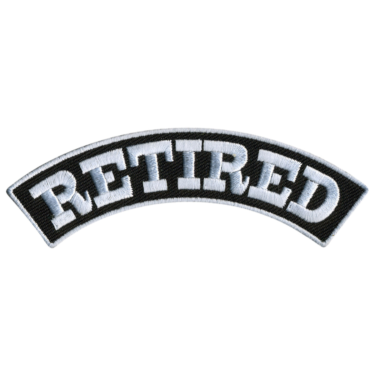 Hot Leathers Retired 4” X 1” Top Rocker Patch