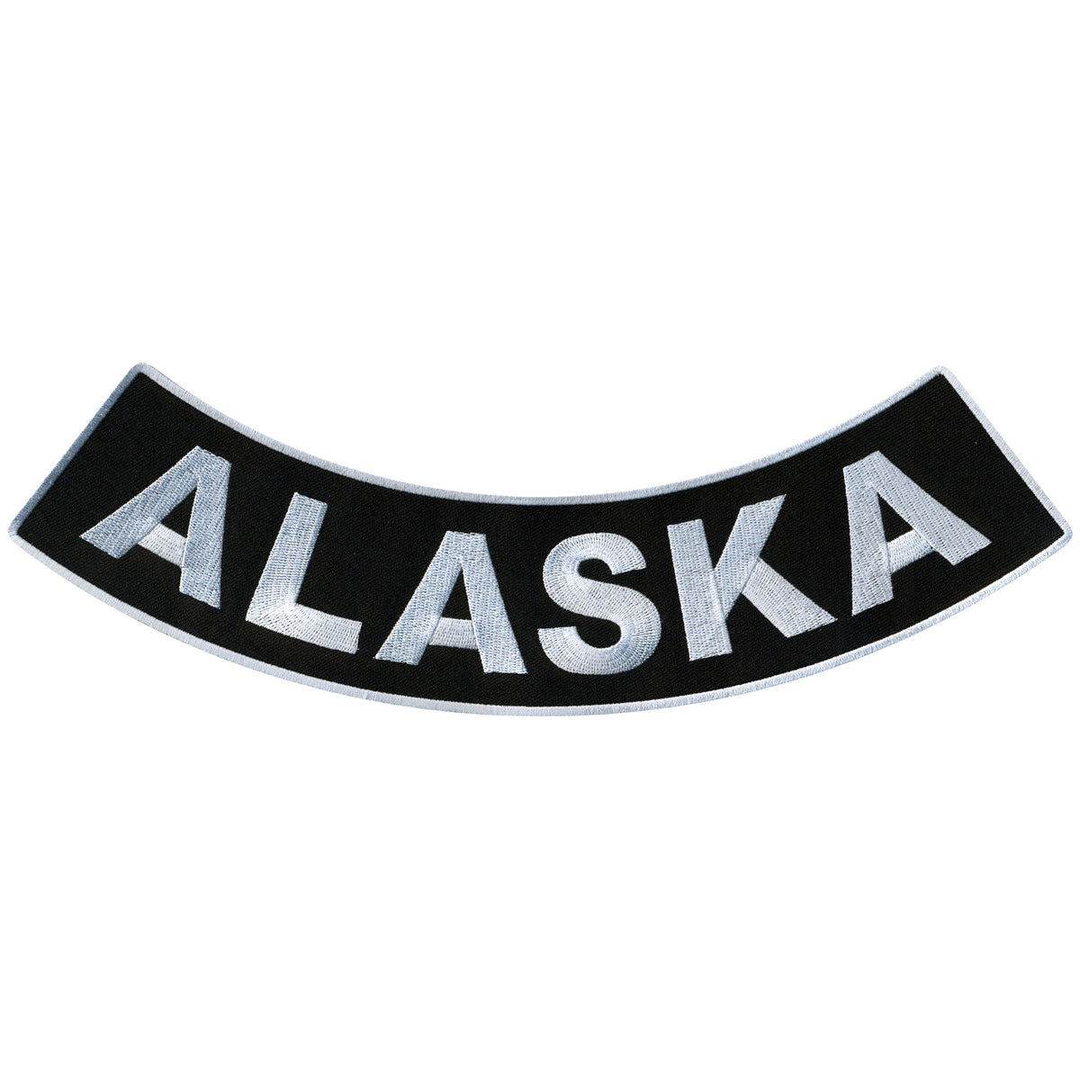 Hot Leathers Alaska 12” X 3” Bottom Rocker Patch
