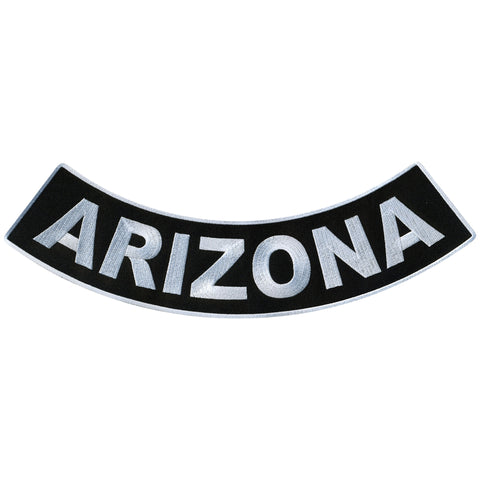 Hot Leathers Arizona 12” X 3” Bottom Rocker Patch
