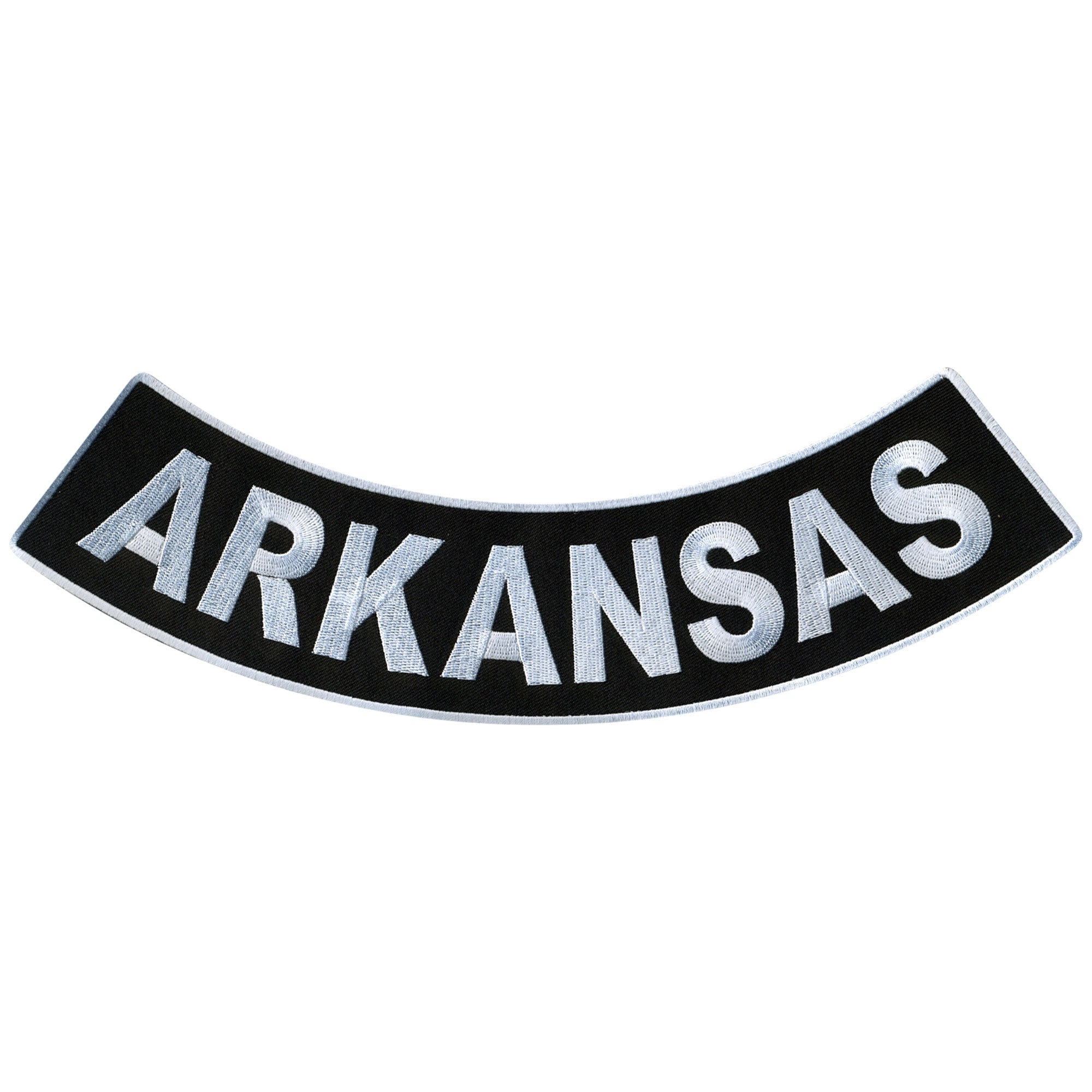 Hot Leathers Arkansas 12” X 3” Bottom Rocker Patch