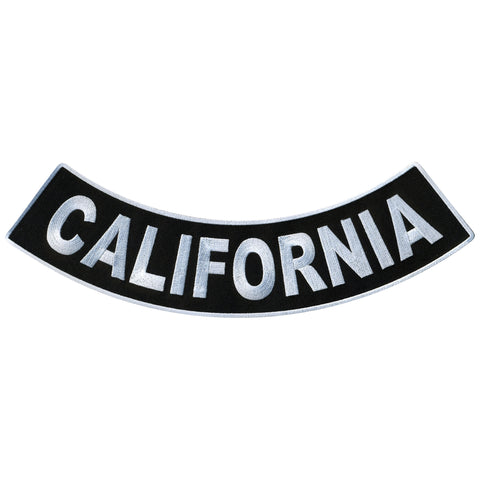 Hot Leathers California 12” X 3” Bottom Rocker Patch