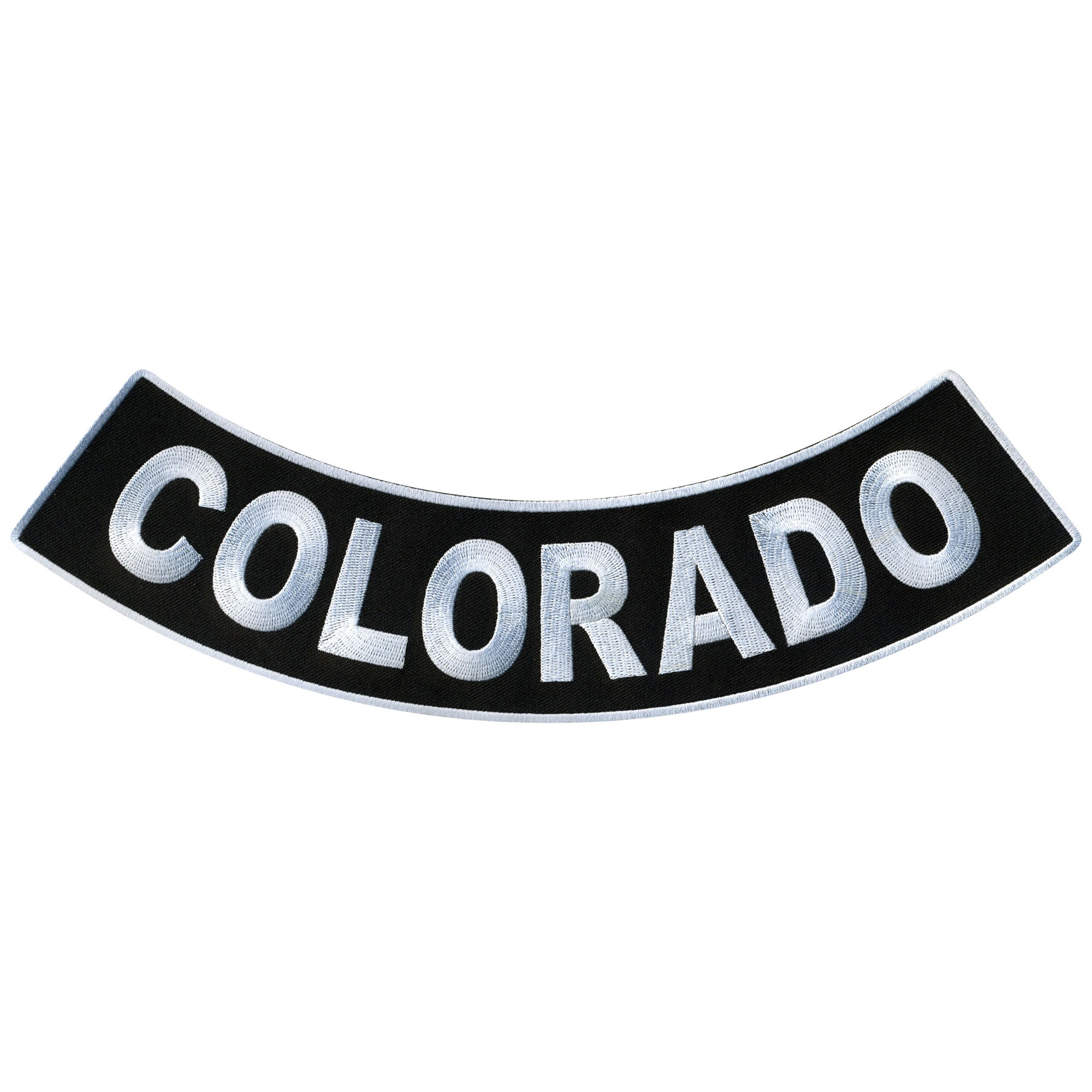 Hot Leathers Colorado 12” X 3” Bottom Rocker Patch