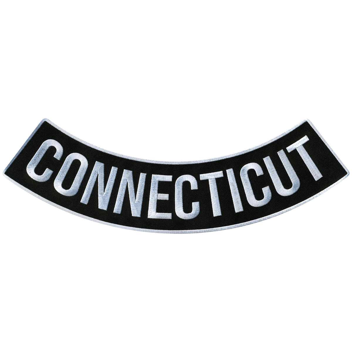 Hot Leathers Connecticut 12” X 3” Bottom Rocker Patch