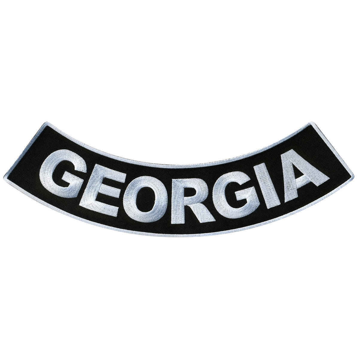 Hot Leathers Georgia 12” X 3” Bottom Rocker Patch