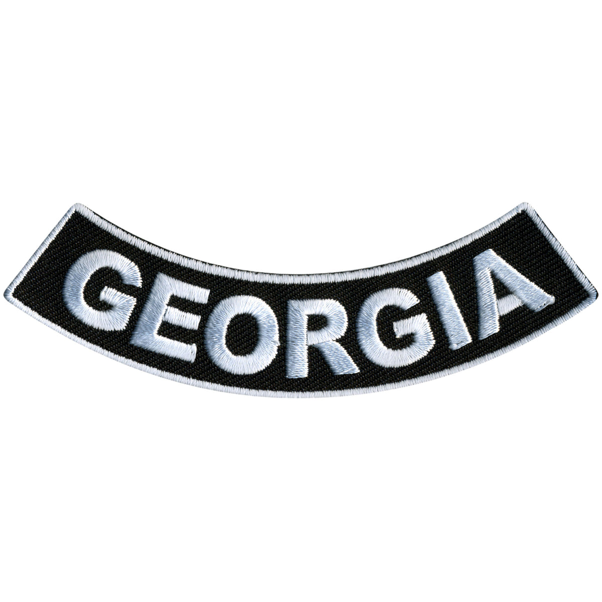 Hot Leathers Georgia 4” X 1” Bottom Rocker Patch