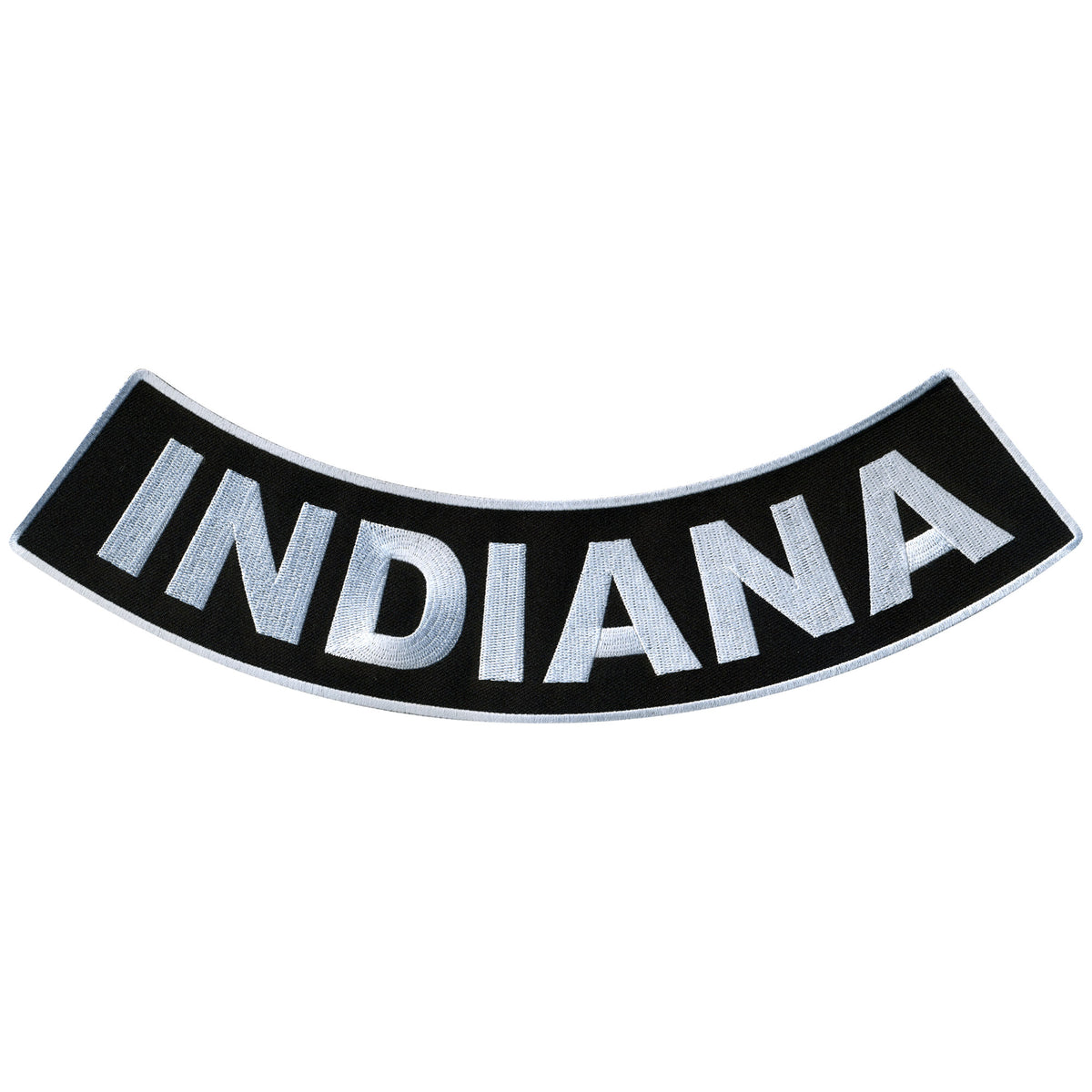 Hot Leathers Indiana 12” X 3” Bottom Rocker Patch