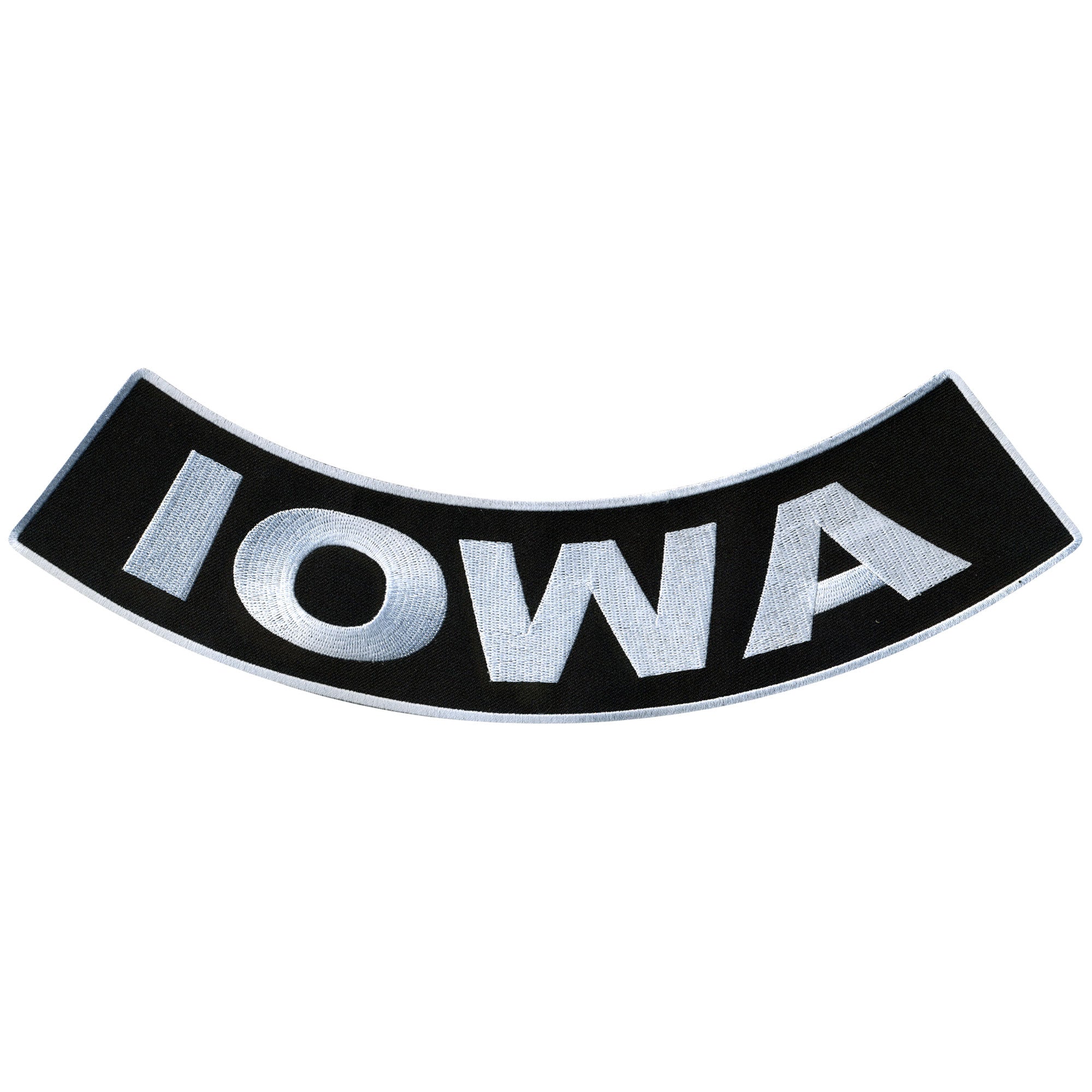 Hot Leathers Iowa 12” X 3” Bottom Rocker Patch