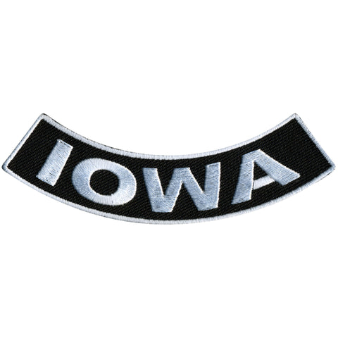 Hot Leathers Iowa 4” X 1” Bottom Rocker Patch