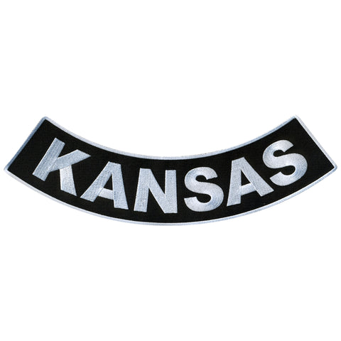 Hot Leathers Kansas 12” X 3” Bottom Rocker Patch