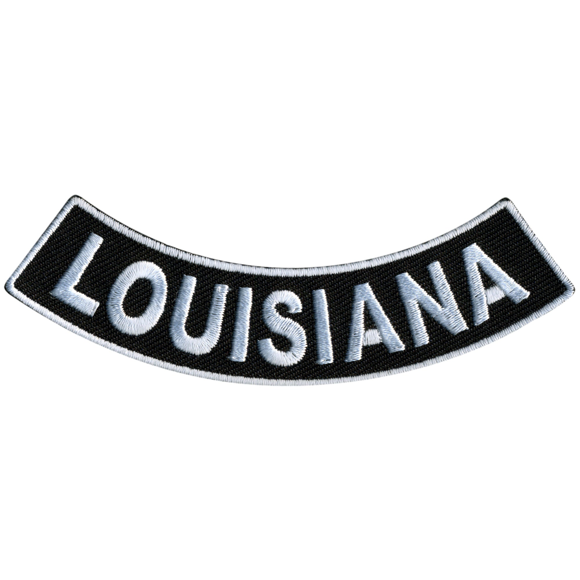 Hot Leathers Louisiana 4” X 1” Bottom Rocker Patch