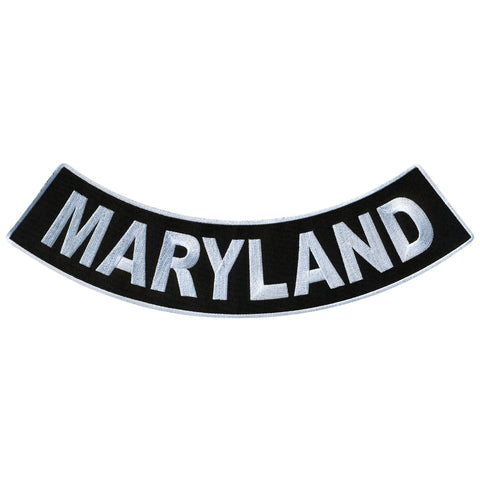 Hot Leathers Maryland 12” X 3” Bottom Rocker Patch