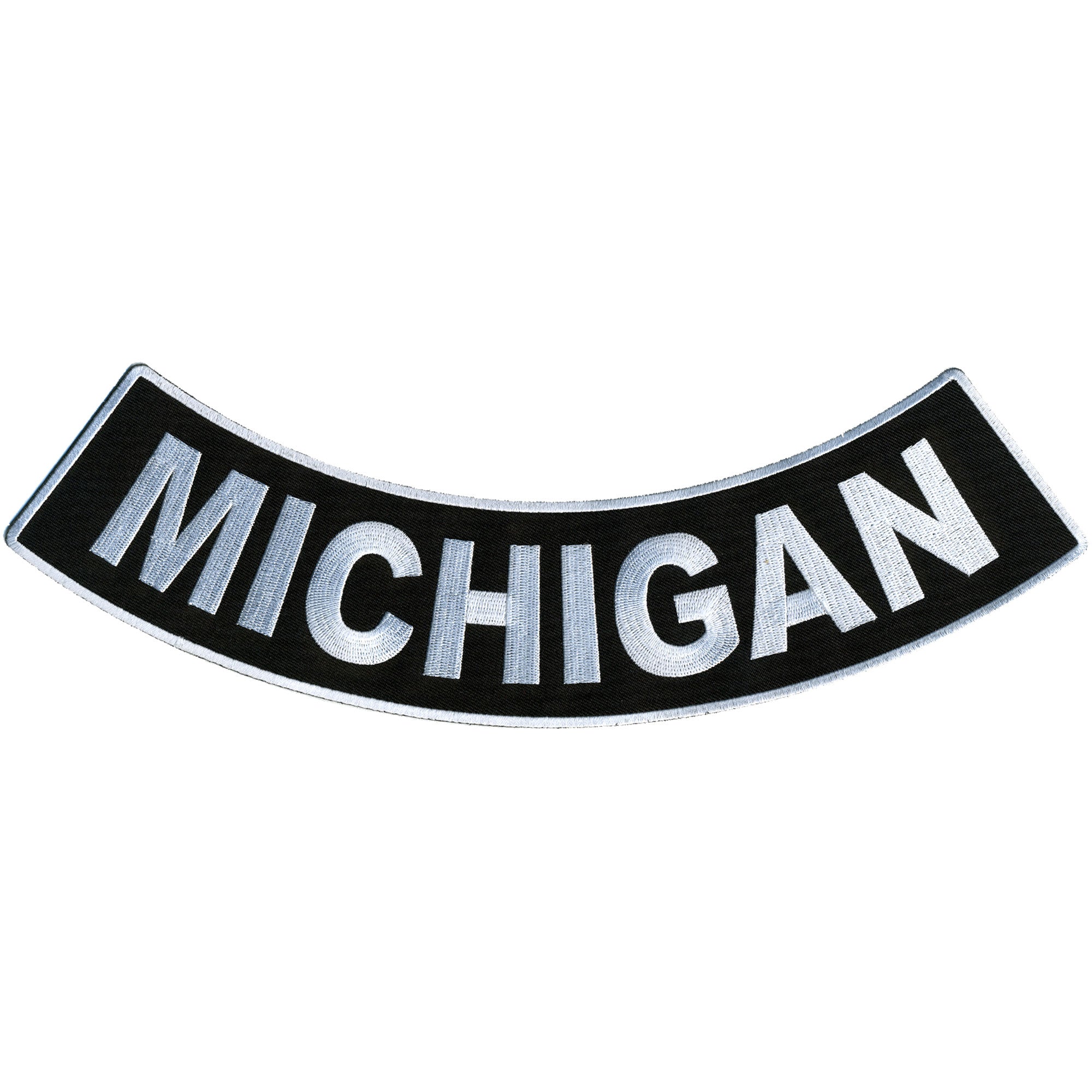Hot Leathers Michigan 12” X 3” Bottom Rocker Patch