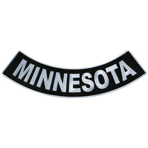 Hot Leathers Minnesota 12” X 3” Bottom Rocker Patch