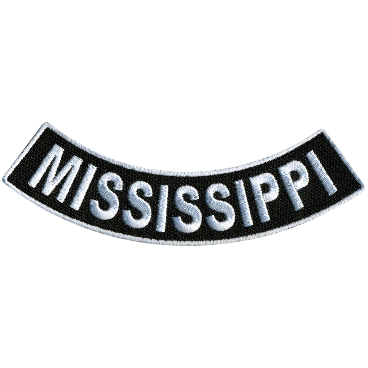 Hot Leathers Mississippi 4” X 1” Bottom Rocker Patch