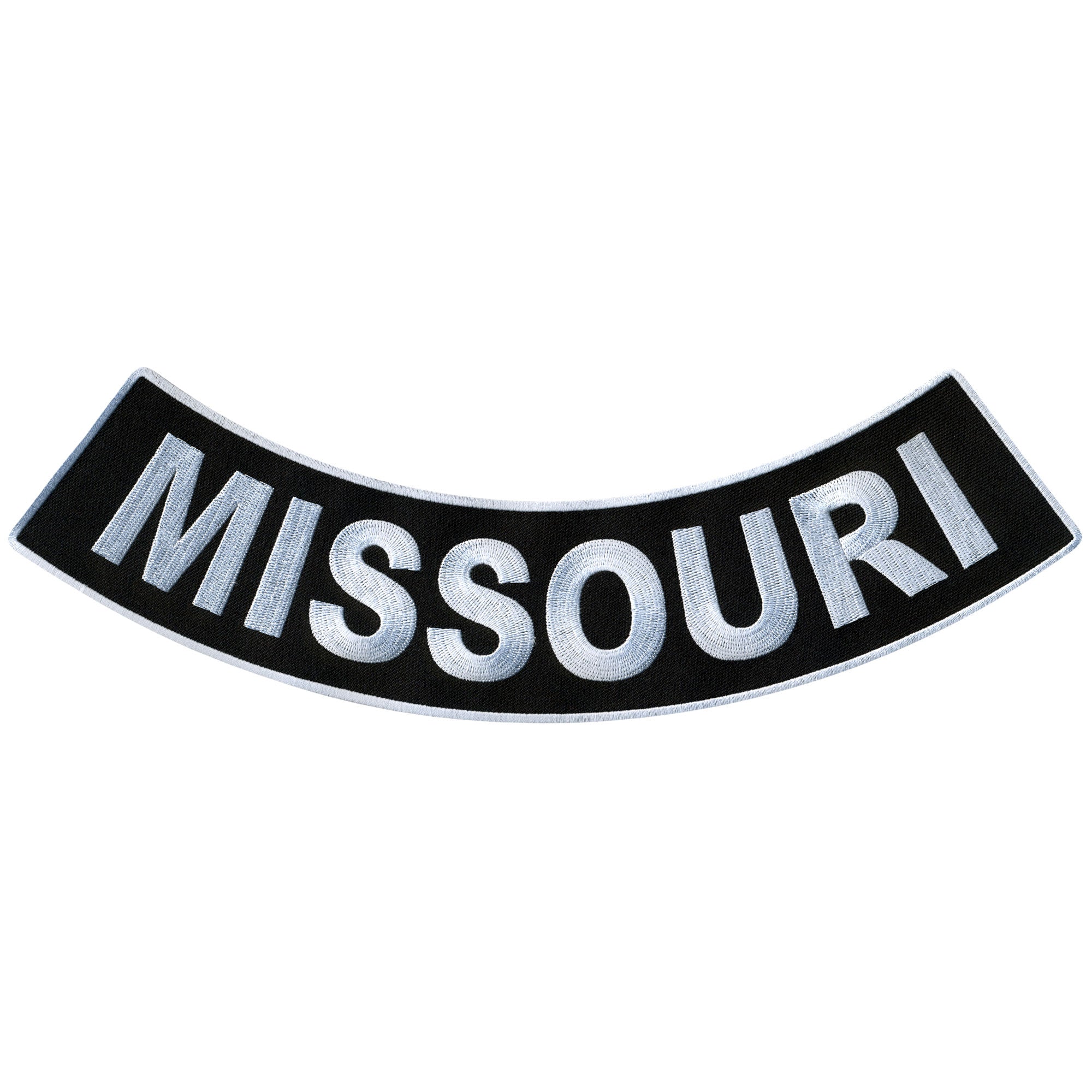 Hot Leathers Missouri 12” X 3” Bottom Rocker Patch