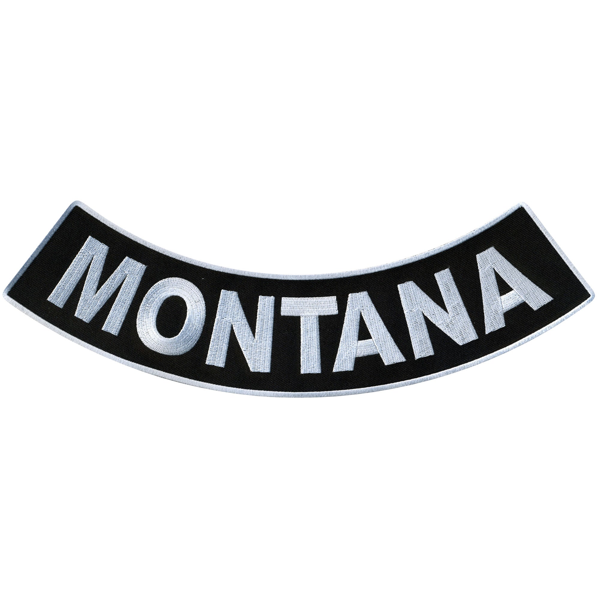 Hot Leathers Montana 12” X 3” Bottom Rocker Patch