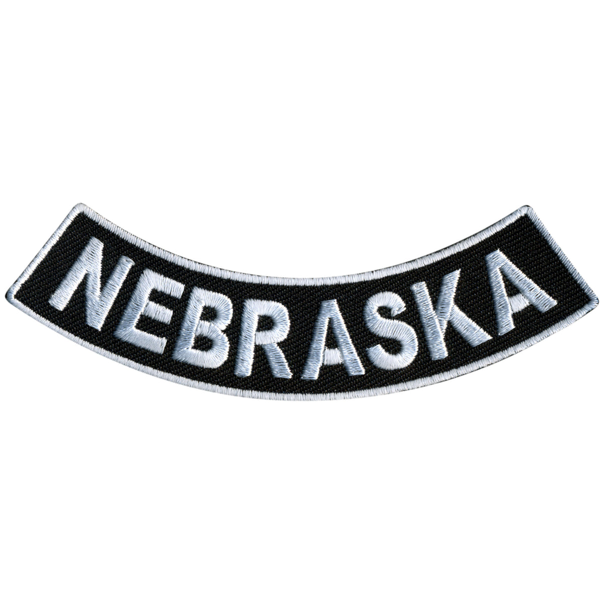 Hot Leathers Nebraska 4” X 1” Bottom Rocker Patch
