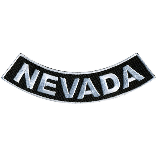 Hot Leathers Nevada 4” X 1” Bottom Rocker Patch