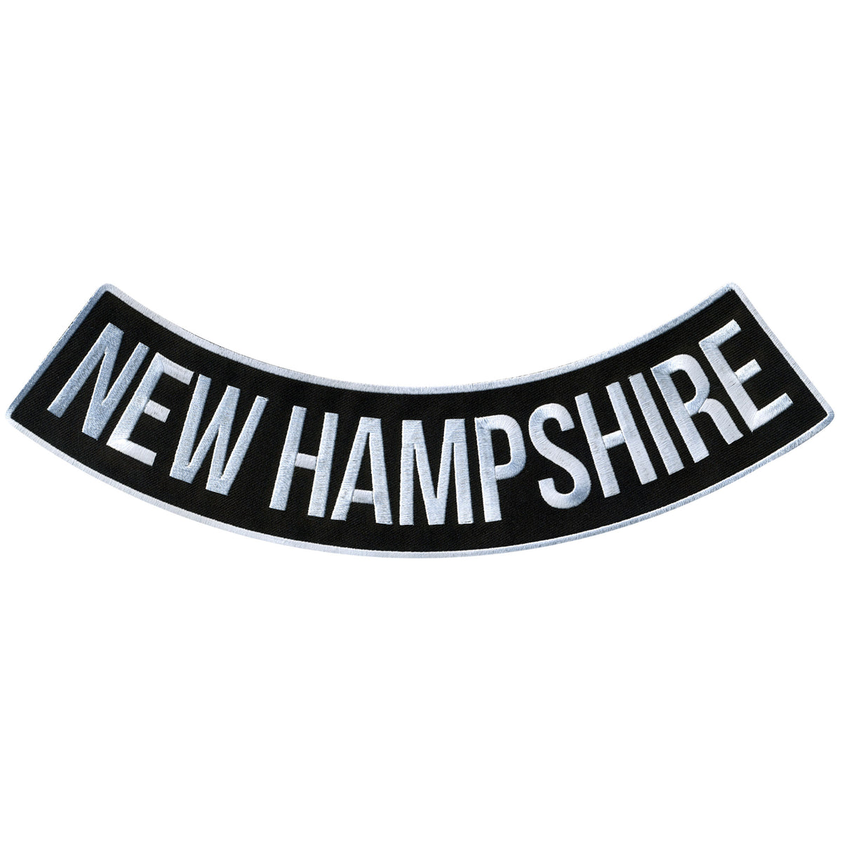 Hot Leathers New Hampshire 12” X 3” Bottom Rocker Patch