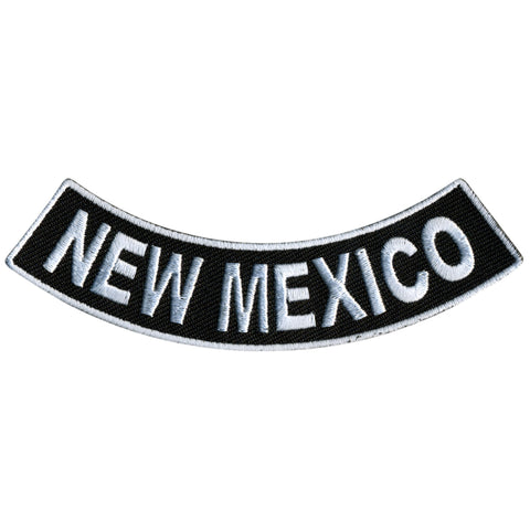Hot Leathers New Mexico 4” X 1” Bottom Rocker Patch