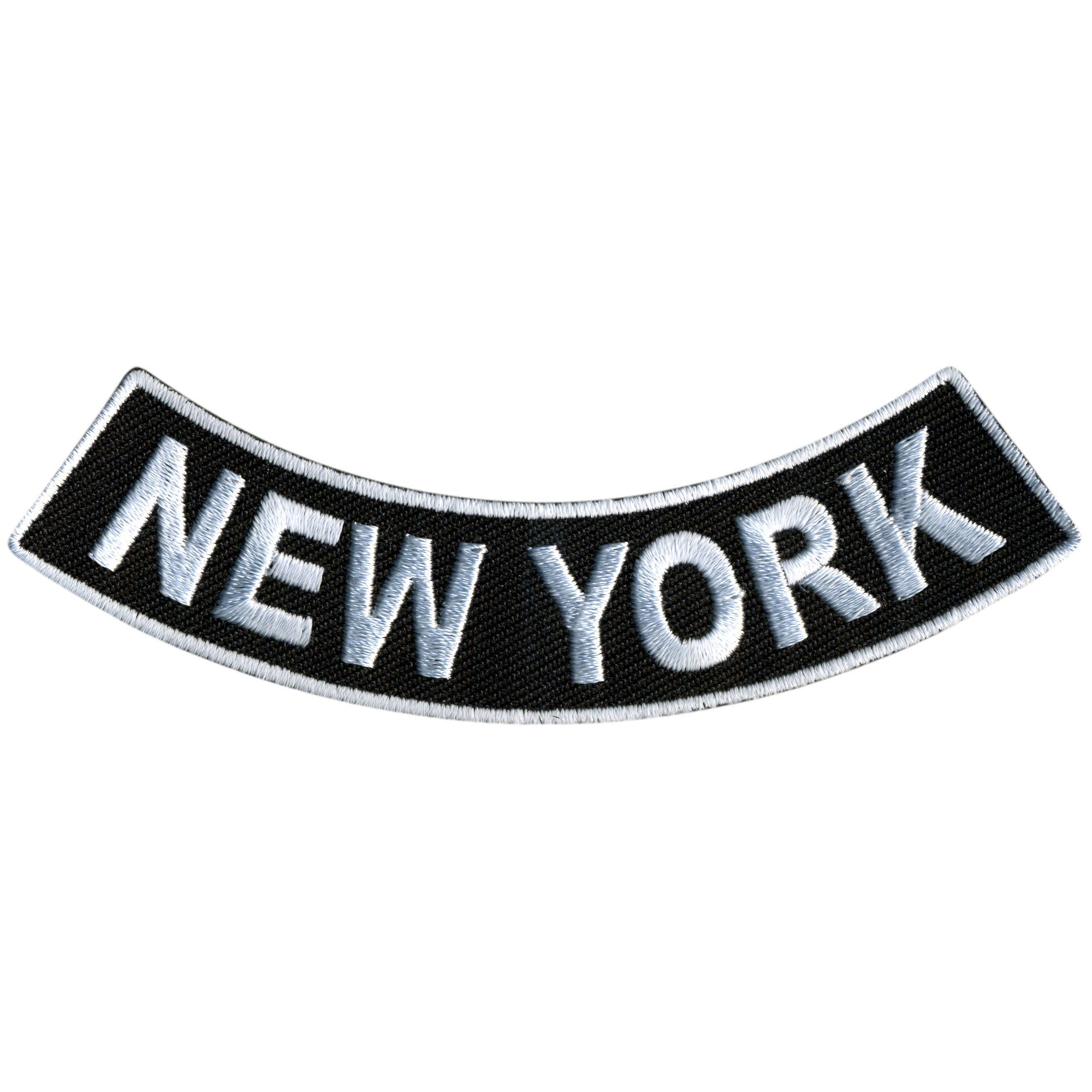 Hot Leathers New York 4” X 1” Bottom Rocker Patch