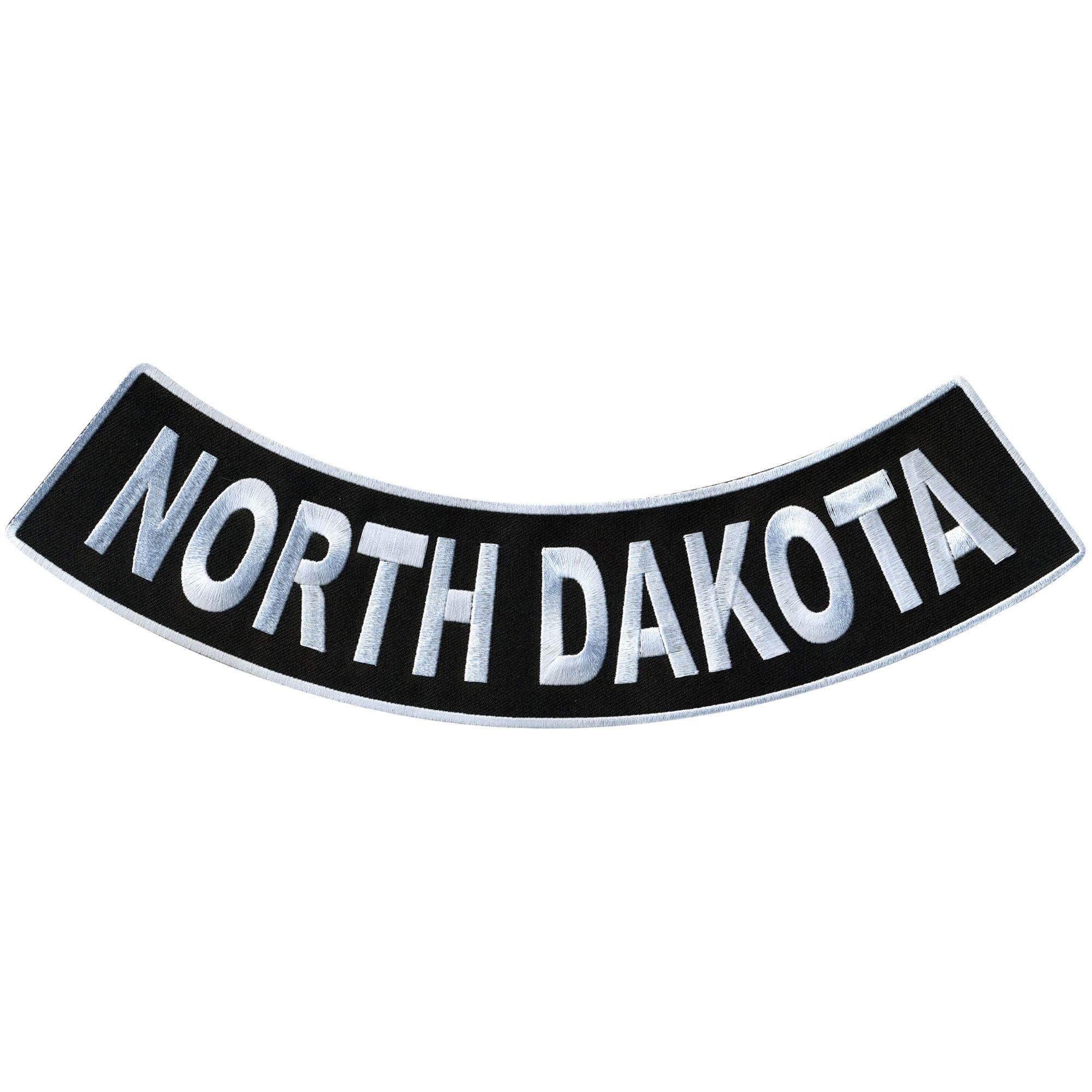 Hot Leathers North Dakota 12” X 3” Bottom Rocker Patch