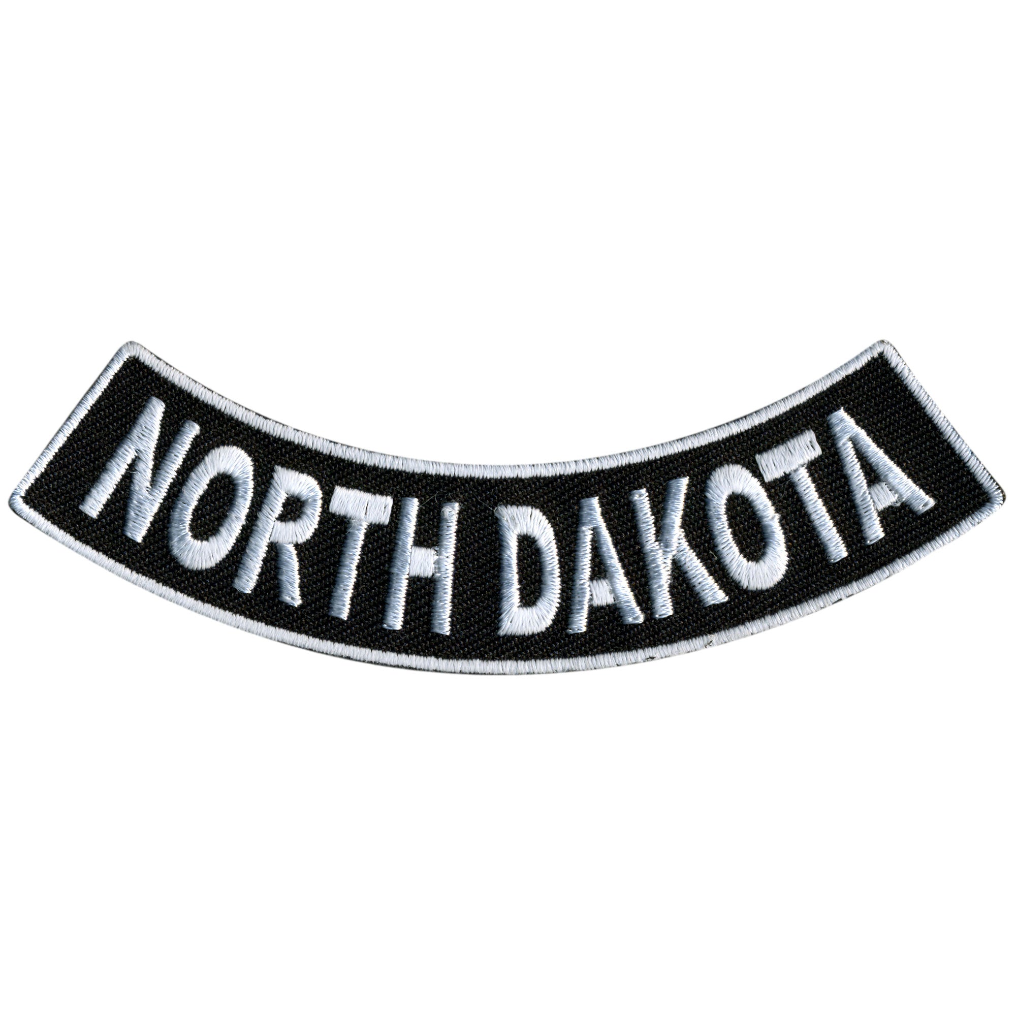 Hot Leathers North Dakota 4” X 1” Bottom Rocker Patch