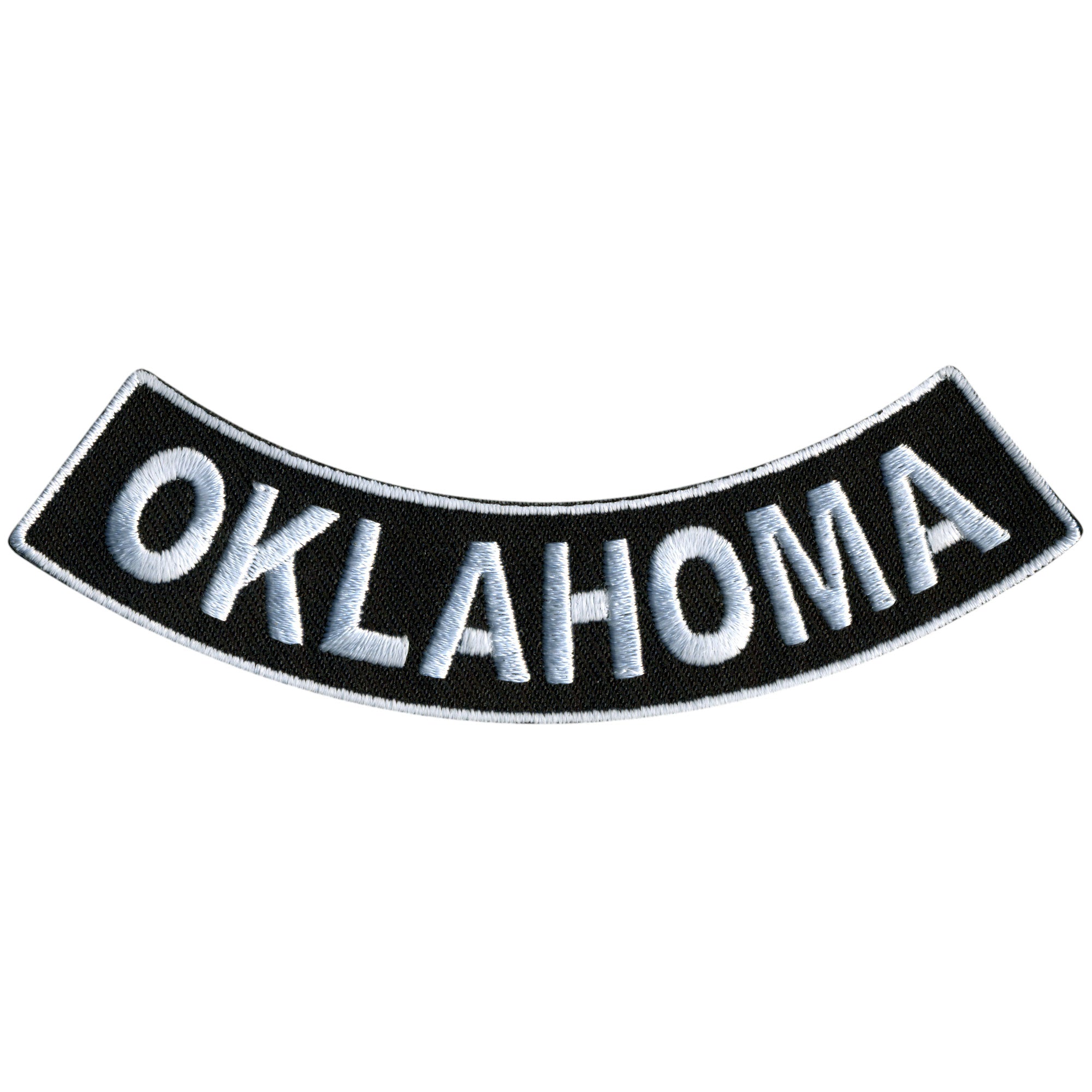 Hot Leathers Oklahoma 4” X 1” Bottom Rocker Patch