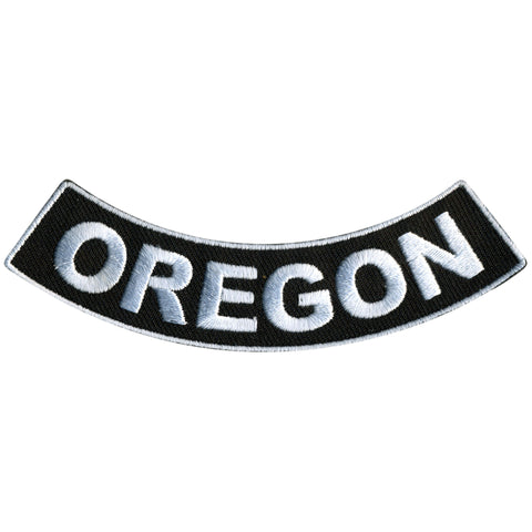 Hot Leathers Oregon 4” X 1” Bottom Rocker Patch