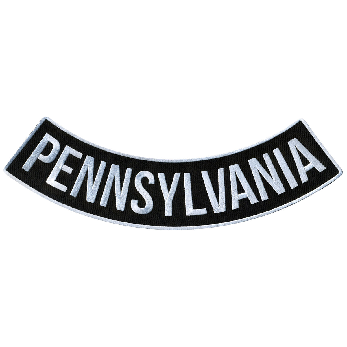 Hot Leathers Pennsylvania 12” X 3” Bottom Rocker Patch
