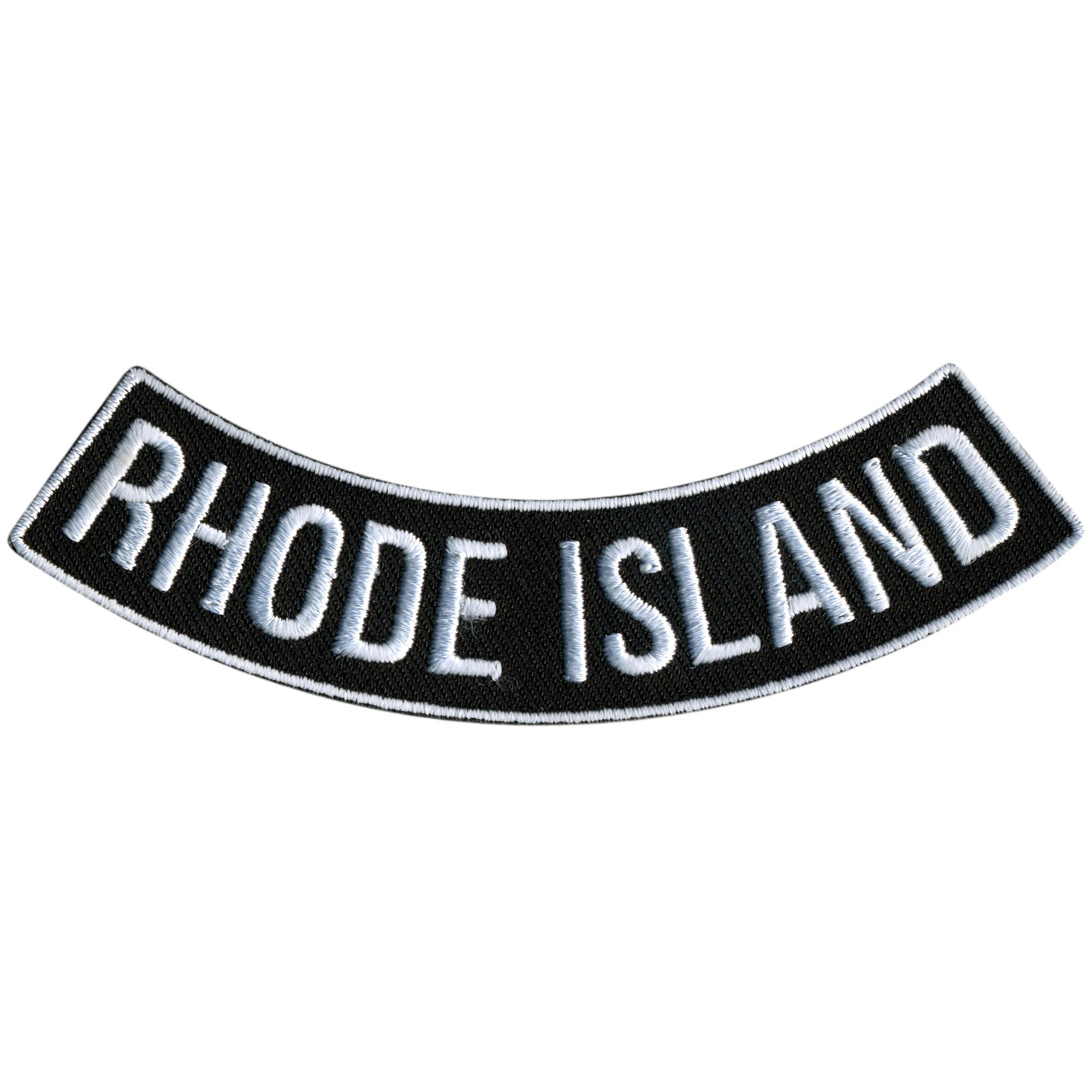 Hot Leathers Rhode Island 4” X 1” Bottom Rocker Patch