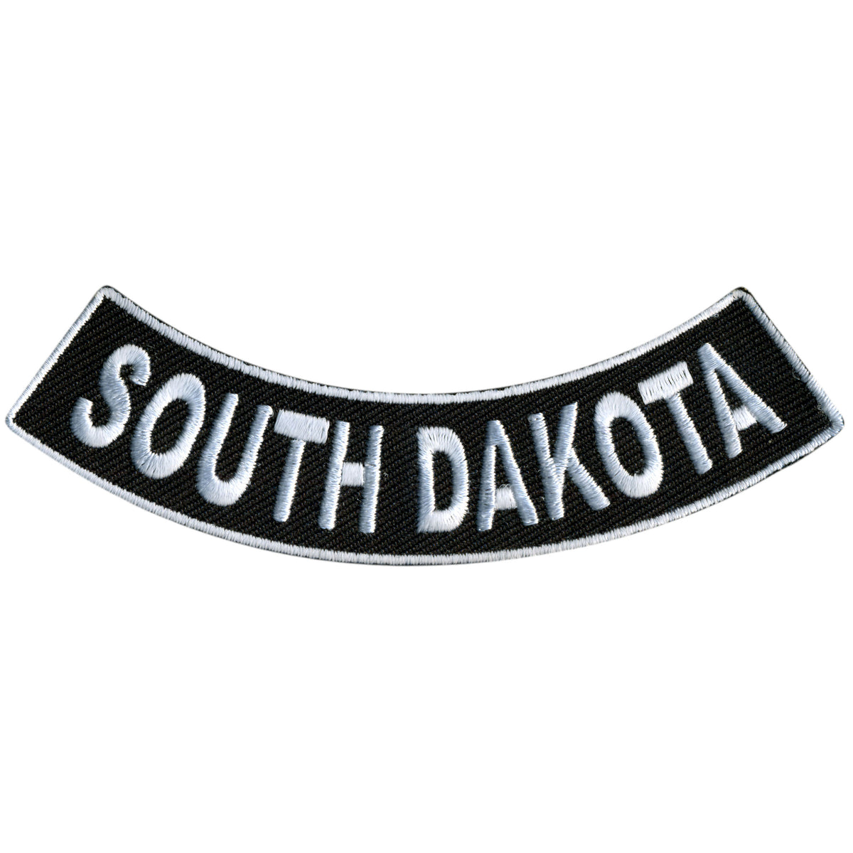 Hot Leathers South Dakota 4” X 1” Bottom Rocker Patch
