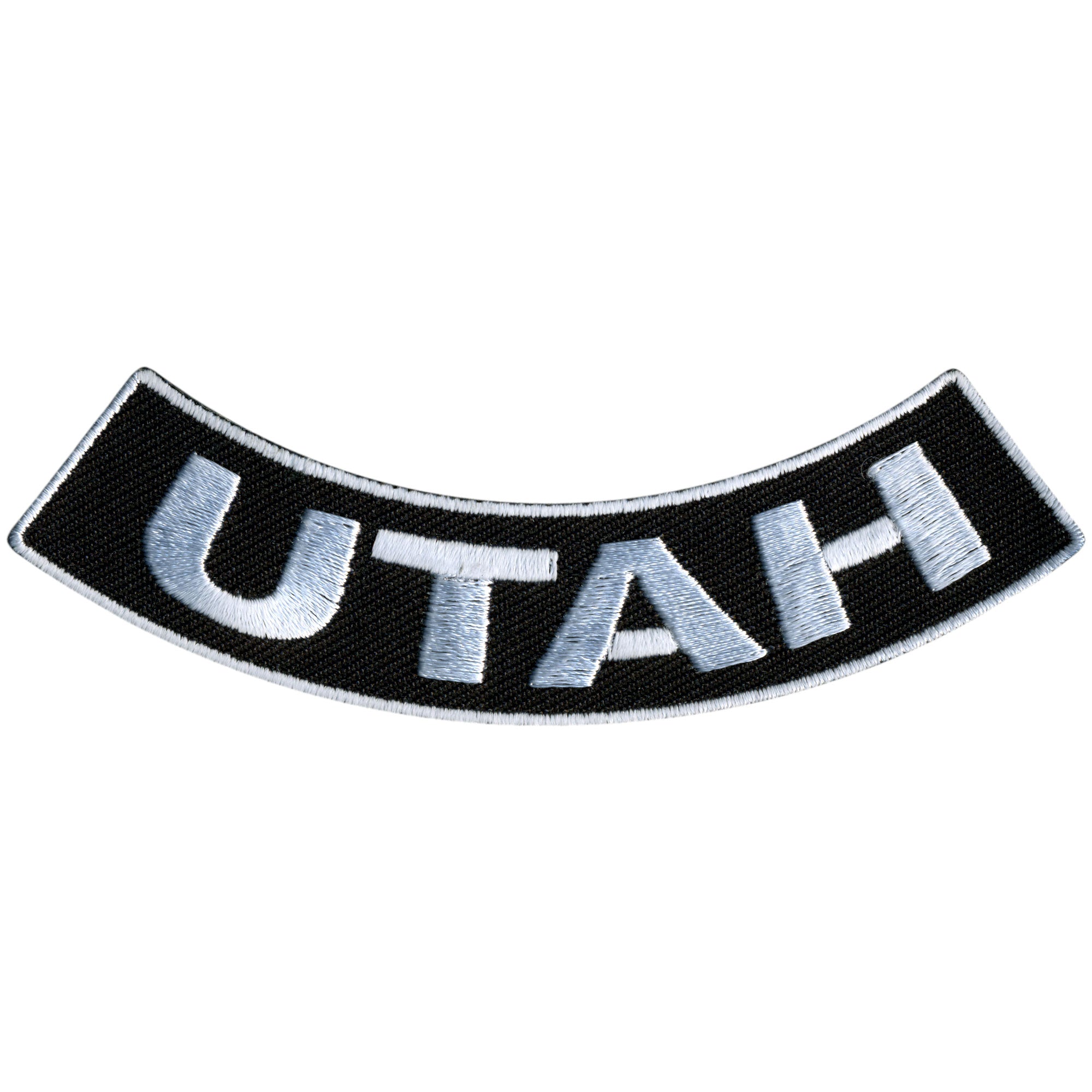 Hot Leathers Utah 4” X 1” Bottom Rocker Patch