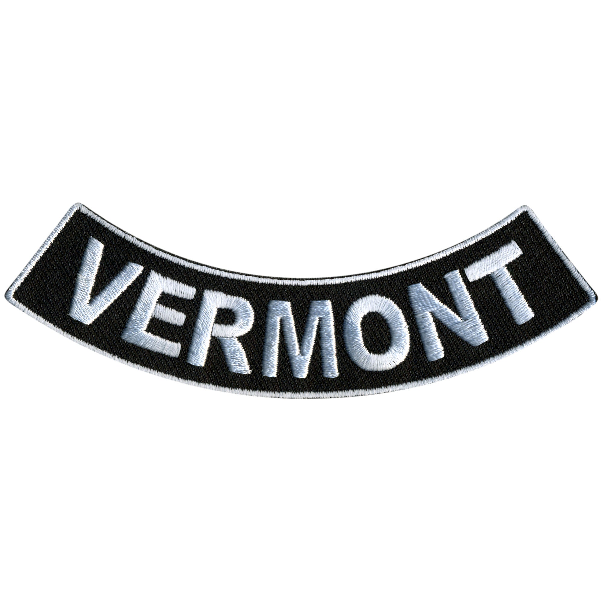Hot Leathers Vermont 4” X 1” Bottom Rocker Patch