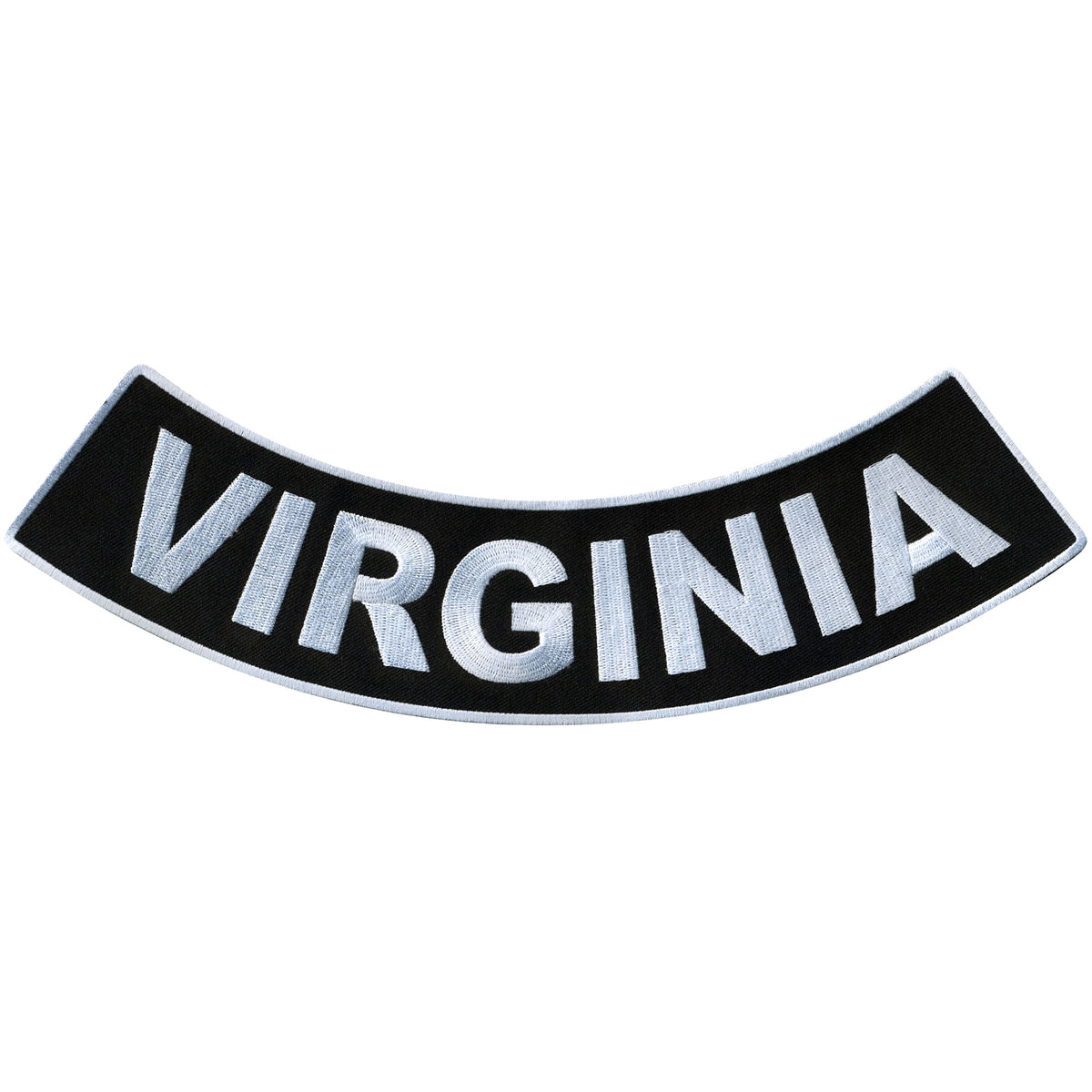 Hot Leathers Virginia 12” X 3” Bottom Rocker Patch