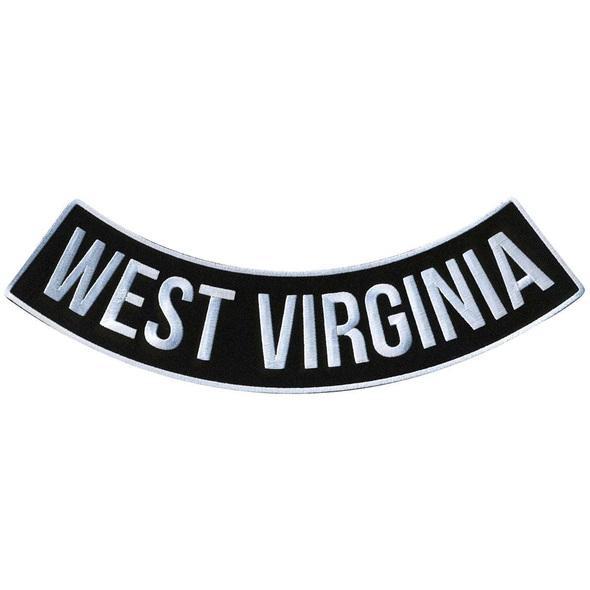 Hot Leathers West Virginia 12” X 3” Bottom Rocker Patch