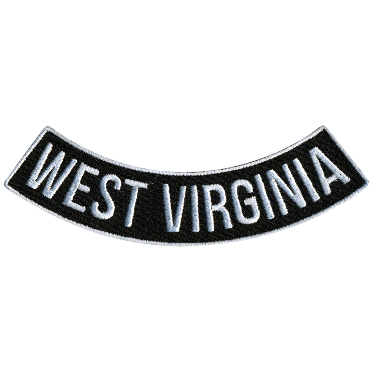 Hot Leathers West Virginia 4” X 1” Bottom Rocker Patch