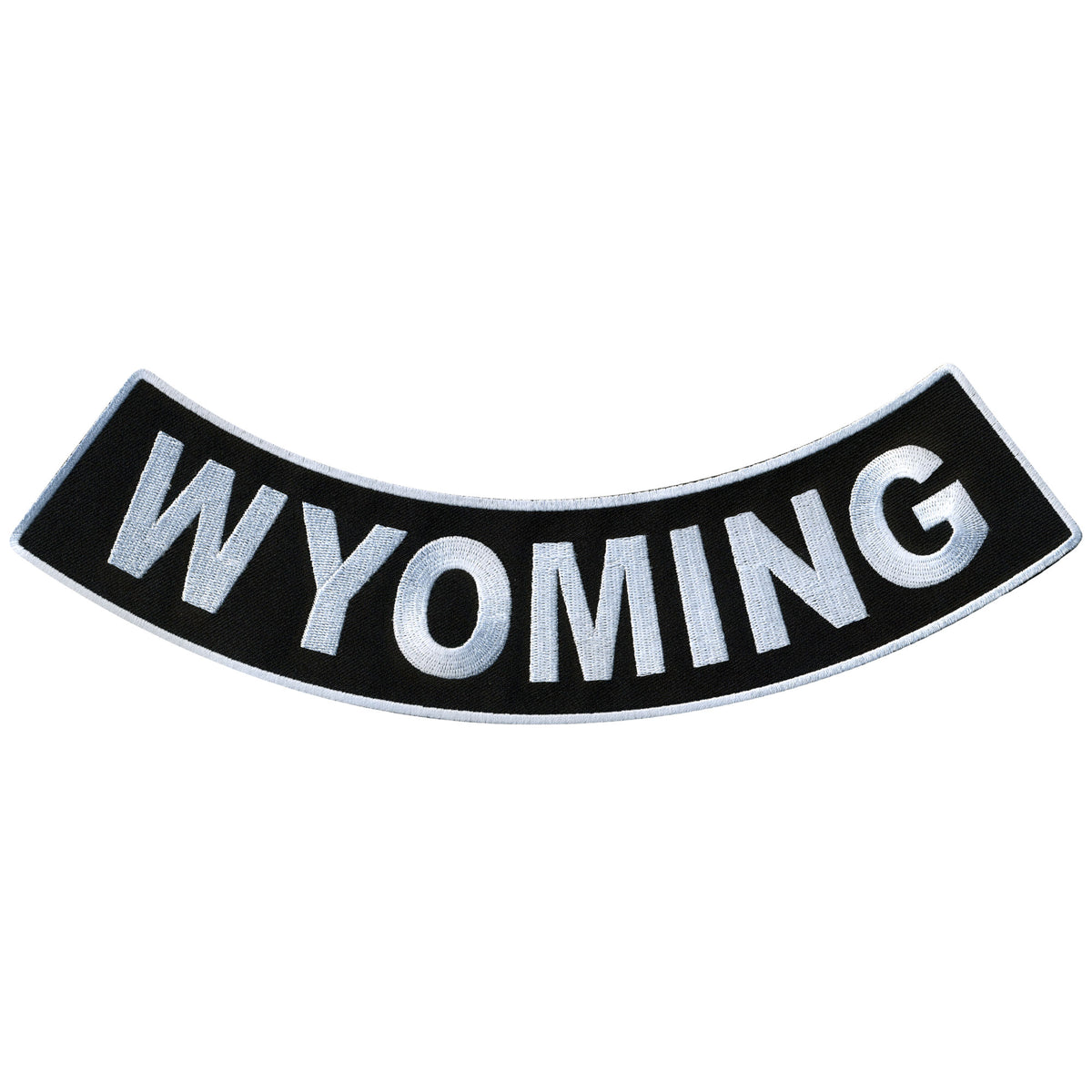 Hot Leathers Wyoming 12” X 3” Bottom Rocker Patch