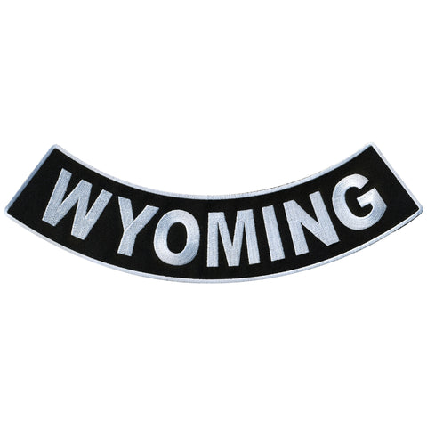 Hot Leathers Wyoming 12” X 3” Bottom Rocker Patch